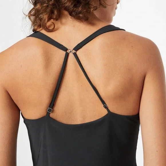 Abercrombie & Fitch Black Traveler Wrap Mini Dress - Picture 3 of 10